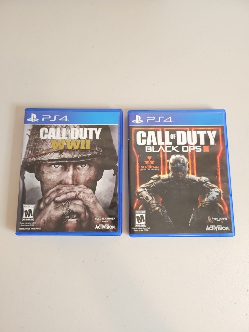 Call of Duty PlayStation 4 Bundle ~ Black Ops 3 and WWII